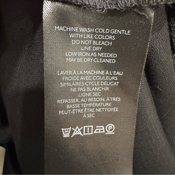 Anthropologie NWT Black Layered Top Midi Dress, Size 6 - Picture 16 of 16